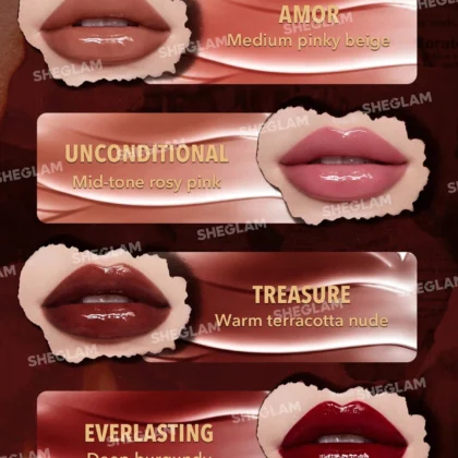 مرطب شفاه امبر روز - شيغلام Sheglam لترطيب ولمعان الشفاه من SHEGLAM أصلي 100% | متوفر لدى صيدلية البحرين في الموصل بالعراق