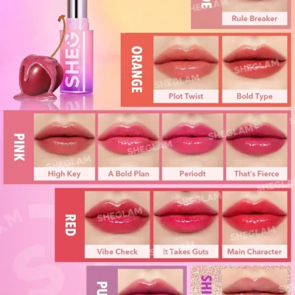 أحمر شفاه لامع شيغلام SHEGLAM Mirror Kiss بزيوت مرطبة للمعان زجاجي فائق 3.5 جم من SHEGLAM أصلي 100% | متوفر لدى صيدلية البحرين في الموصل بالعراق