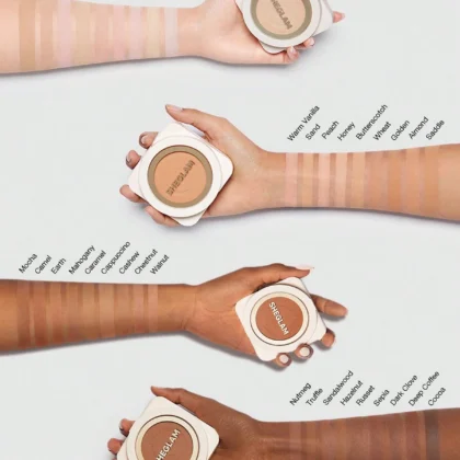 بودرة اساس شيغلام Sheglam Skin-Focus عالية التغطية لتثبيت ومكياج طبيعي من SHEGLAM أصلي 100% | متوفر لدى صيدلية البحرين في الموصل بالعراق