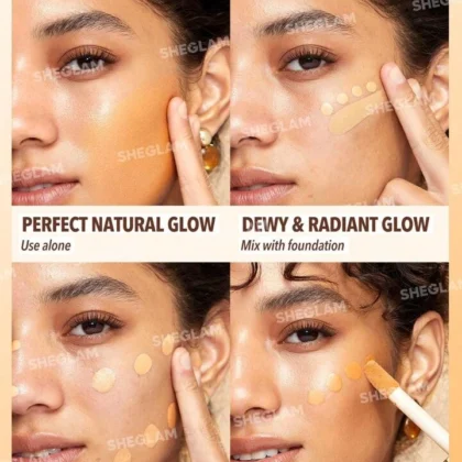 مزيج إضاءة سنبرست جلو - شيغلام Sheglam لتوهج البشرة وترطيبها 15 مل من SHEGLAM أصلي 100% | متوفر لدى صيدلية البحرين في الموصل بالعراق