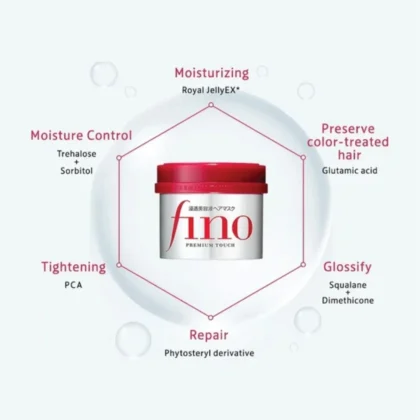 قناع الشعر شيسيدو Shiseido Fino Premium Touch لإصلاح الشعر التالف 230 غرام من Shiseido أصلي 100% | متوفر لدى صيدلية البحرين في الموصل بالعراق