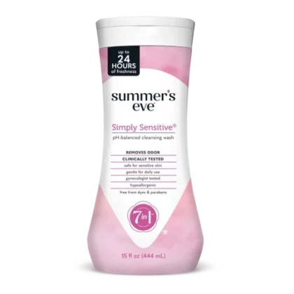 غسول صيفز إيف Summer's Eve للمناطق الحساسة متوازن الأس الهيدروجيني 444 مل من Summer's Eve أصلي 100% | متوفر لدى صيدلية البحرين في الموصل بالعراق