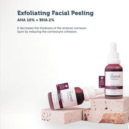 مقشر ذا بيروست سلوشن The Purest Solutions أحماض AHA و BHA لتجديد البشرة 30 مل من The Purest Solutions أصلي 100% | متوفر لدى صيدلية البحرين في الموصل بالعراق