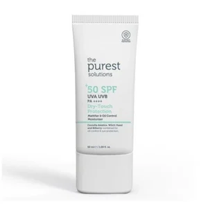 واقي شمس ذا بيورست The Purest دراي تاتش للبشرة الدهنية 50 مل من The Purest Solutions أصلي 100% | متوفر لدى صيدلية البحرين في الموصل بالعراق