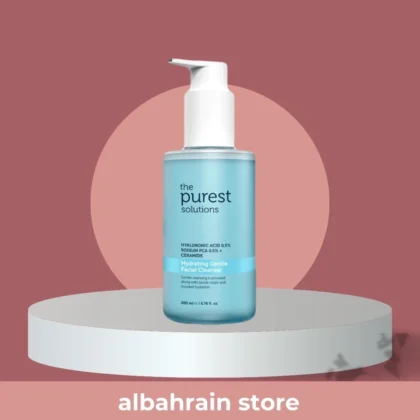 غسول ذا بيورست The Purest بحمض الهيالورونيك والسيراميد للبشرة الجافة 200 مل من The Purest Solutions أصلي 100% | متوفر لدى صيدلية البحرين في الموصل بالعراق