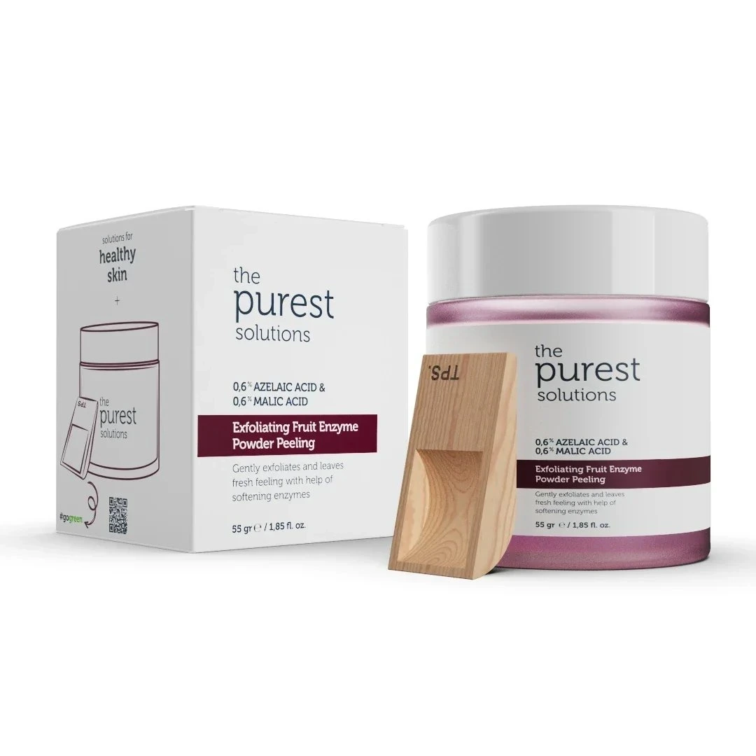 مقشر ذا بيورست سليوشنز بودرة إنزيمات الفواكه لتجديد البشرة 55 غرام من The Purest Solutions أصلي 100% | متوفر لدى صيدلية البحرين في الموصل بالعراق