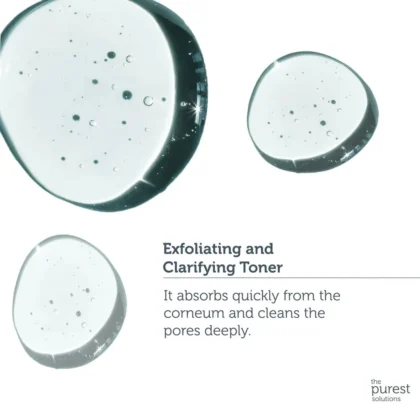 تونر ذا بيورست The Purest Solutions بحمض الجليكوليك لتقشير وتنقية البشرة 200 مل من The Purest Solutions أصلي 100% | متوفر لدى صيدلية البحرين في الموصل بالعراق