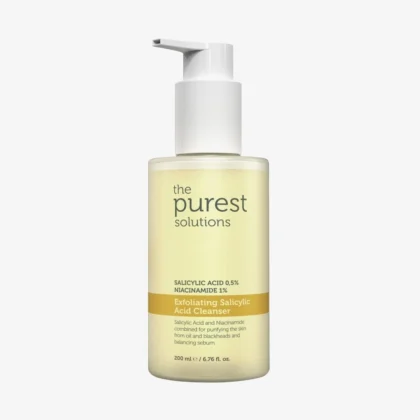 غسول ذا بيورست The Purest بحمض الساليسيليك 2% لتنظيف المسام وحب الشباب 200 مل من The Purest Solutions أصلي 100% | متوفر لدى صيدلية البحرين في الموصل بالعراق
