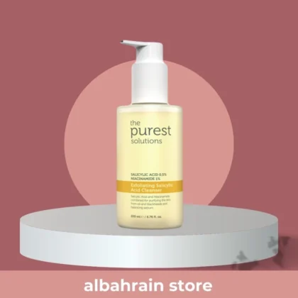 غسول ذا بيورست The Purest بحمض الساليسيليك 2% لتنظيف المسام وحب الشباب 200 مل من The Purest Solutions أصلي 100% | متوفر لدى صيدلية البحرين في الموصل بالعراق