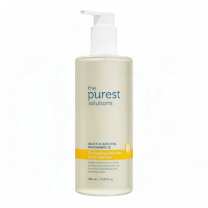 غسول ذا بيورست The Purest بحمض الساليسيليك للبشرة الدهنية وحب الشباب 400 مل من The Purest Solutions أصلي 100% | متوفر لدى صيدلية البحرين في الموصل بالعراق