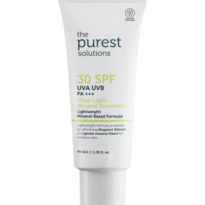 واقي شمس معدني ذا بيورست سوليوشنز SPF 30 للبشرة الحساسة 50 مل من The Purest Solutions أصلي 100% | متوفر لدى صيدلية البحرين في الموصل بالعراق