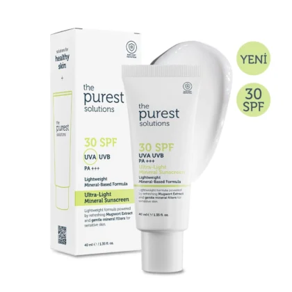 واقي شمس معدني ذا بيورست سوليوشنز SPF 30 للبشرة الحساسة 50 مل من The Purest Solutions أصلي 100% | متوفر لدى صيدلية البحرين في الموصل بالعراق