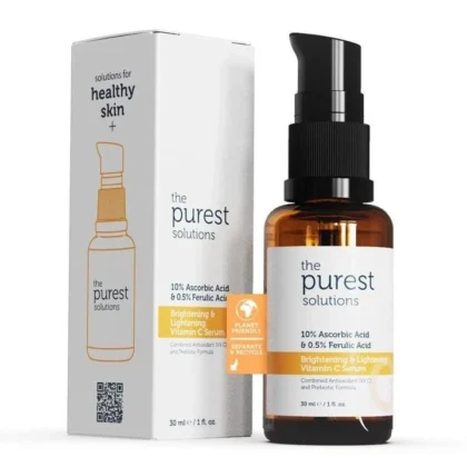 سيروم ذا بيورست سلوشن فيتامين سي لتفتيح البشرة وإزالة التصبغات 30 مل من The Purest Solutions أصلي 100% | متوفر لدى صيدلية البحرين في الموصل بالعراق