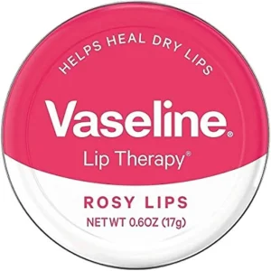 مرطب شفاه فازلين Vaseline ليب ثيرابي روزي لبس للترطيب والتوريد 17 غرام من Vaseline أصلي 100% | متوفر لدى صيدلية البحرين في الموصل بالعراق