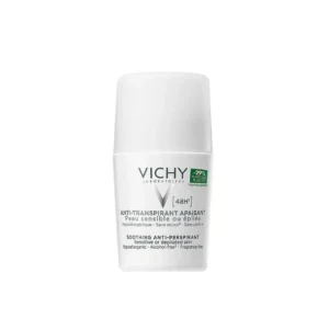 مزيل عرق فيشي Vichy المضاد للتعرق للبشرة الحساسة 50 مل من Vichy أصلي 100% | متوفر لدى صيدلية البحرين في الموصل بالعراق