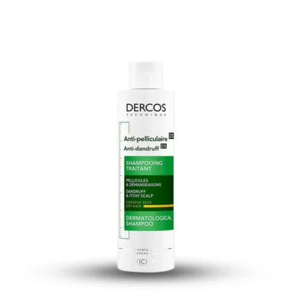 شامبو فيشي ديركوس Vichy Dercos الأخضر المضاد للقشرة للشعر الجاف 200 مل من VICHY أصلي 100% | متوفر لدى صيدلية البحرين في الموصل بالعراق